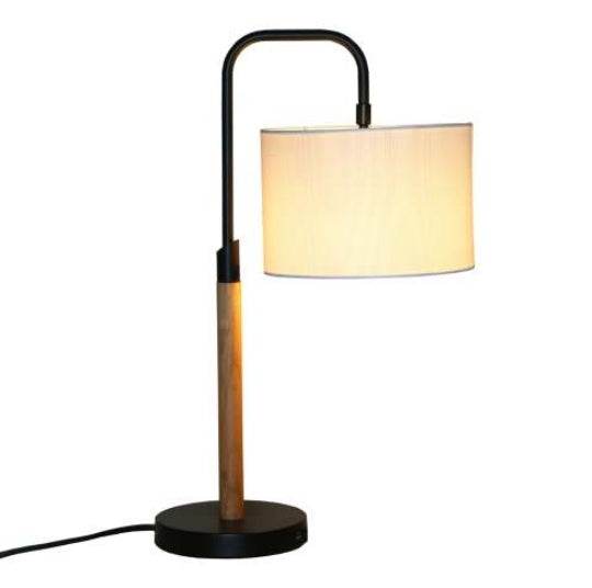 New Design Small Modern Stylish Desk Lamp In Stock In The United States,Easy To Install For Bedside Table Lamp, Night Light, Study Lamp, Arcus Paniz Simple Table Lamp With Cylinder Shade 110V - Velora