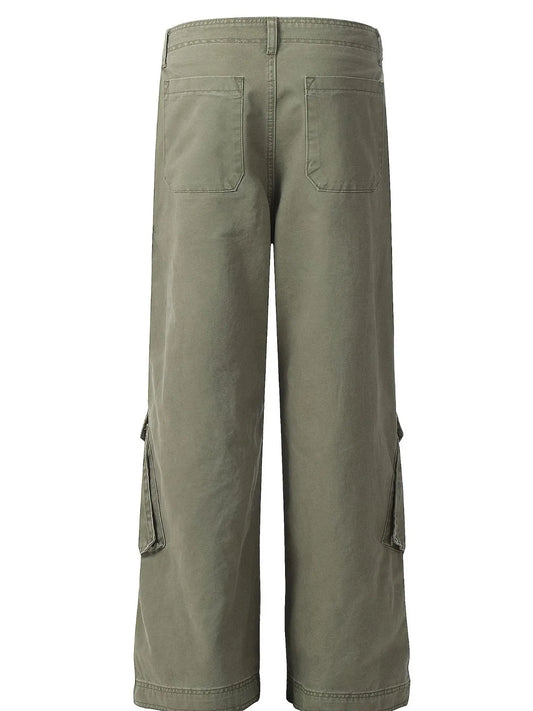 Men's Wide Leg Cargo Pants - Velora