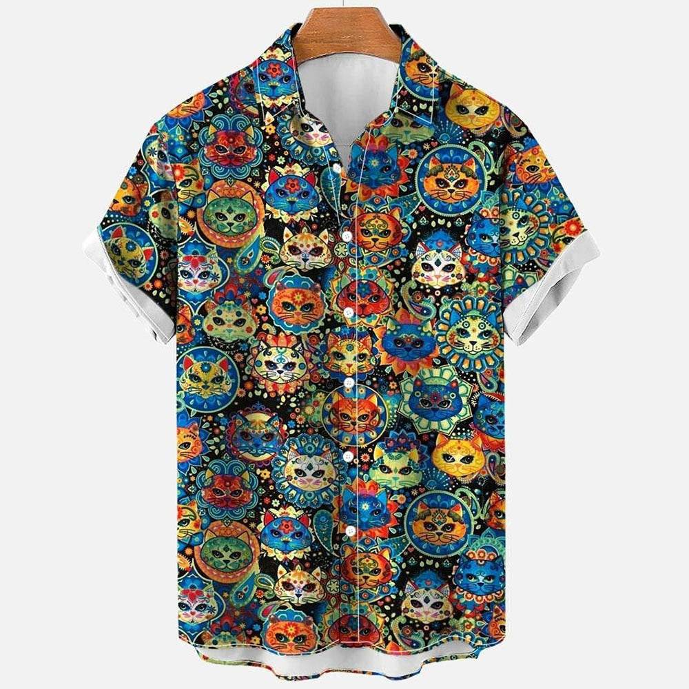 Digital Printed Large Shirt For Men - Velora