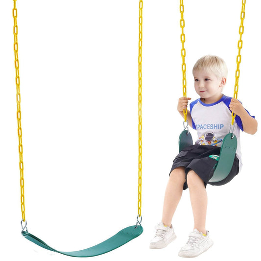 2-Pack Swing Seats Swings Replacement For Outdoor Swing Set 66 Inch Chain - Velora