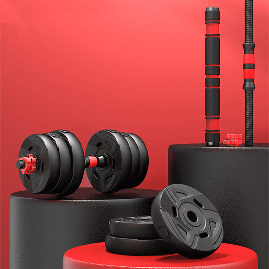 Adjustable Rubber-Coated Dumbbell Set – Home Gym Barbell Weight Set for Men & Women | 10KG–40KG