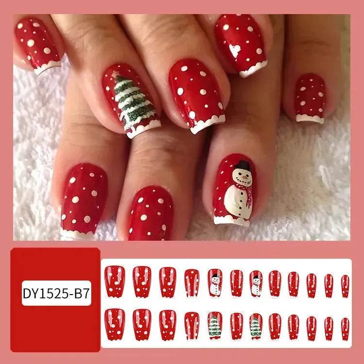 24pcs Christmas False Nail Decal stickers - Velora