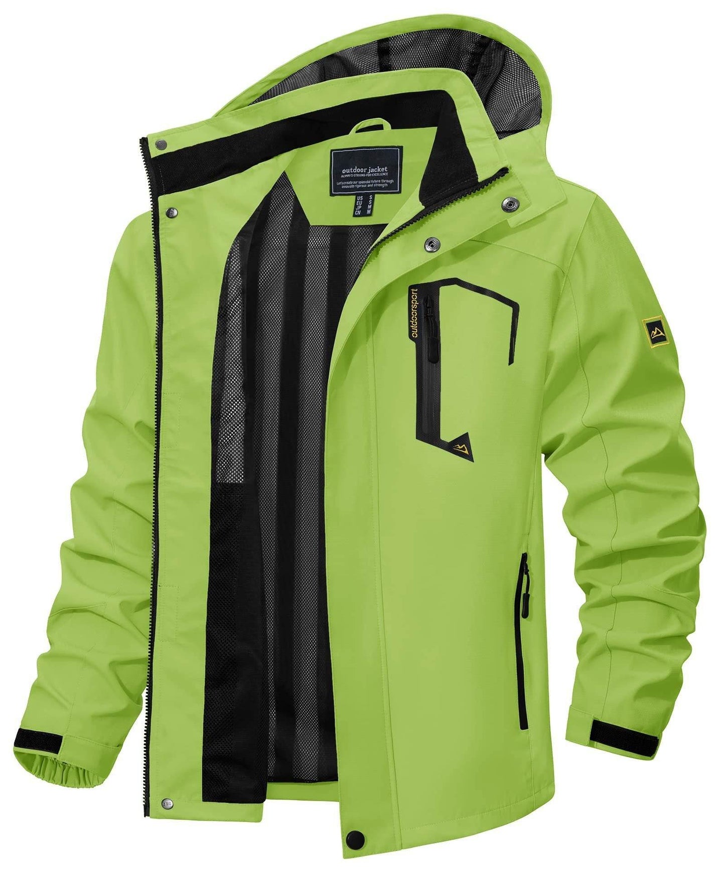 New Casual Fall Men's Long Sleeve Hooded Jacket Coat - Velora