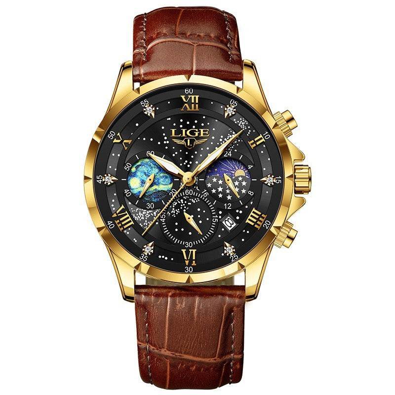 Men's Quartz Fashion Waterproof Business Watch - Velora