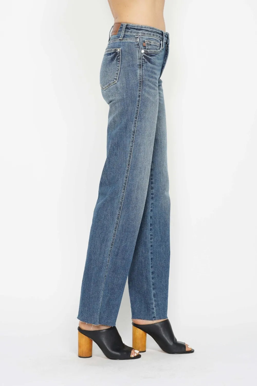 Judy Blue Full Size Tummy Control Straight Jeans - Velora