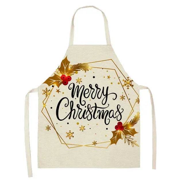 Personalized Christmas Aprons gifts idea for chefs bakers - Velora
