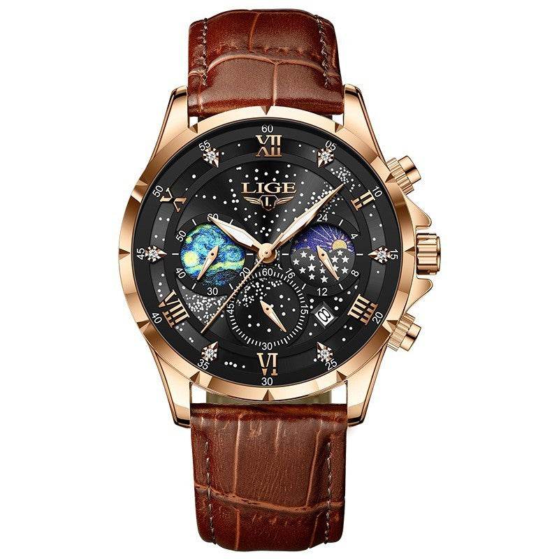 Men's Quartz Fashion Waterproof Business Watch - Velora