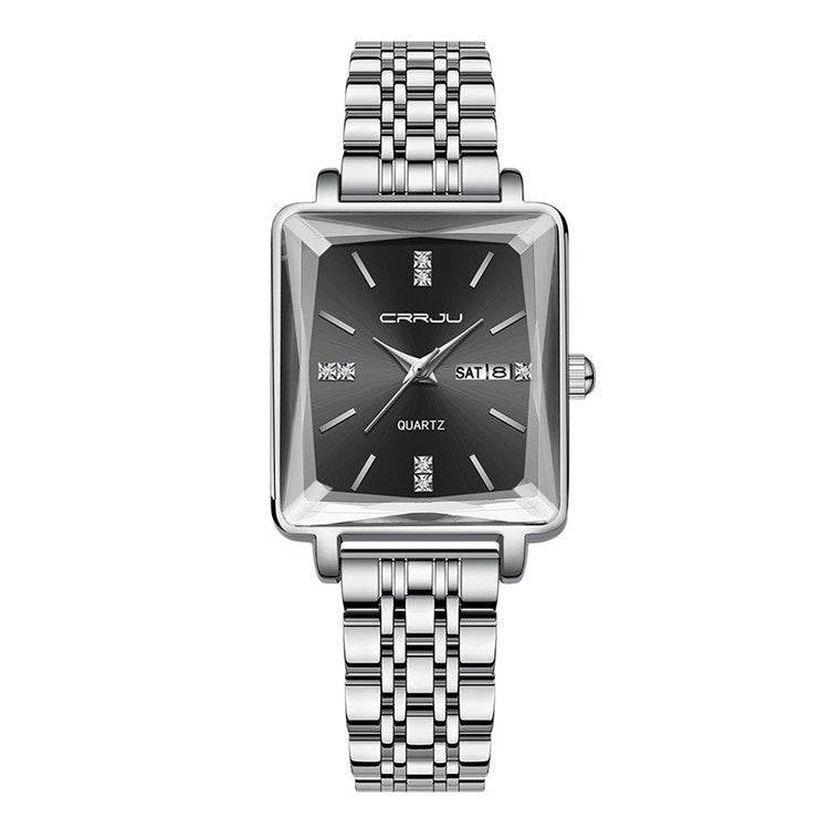 Simple Business Personality Fashion Waterproof Popular New Steel Belt Women's Watch - Velora