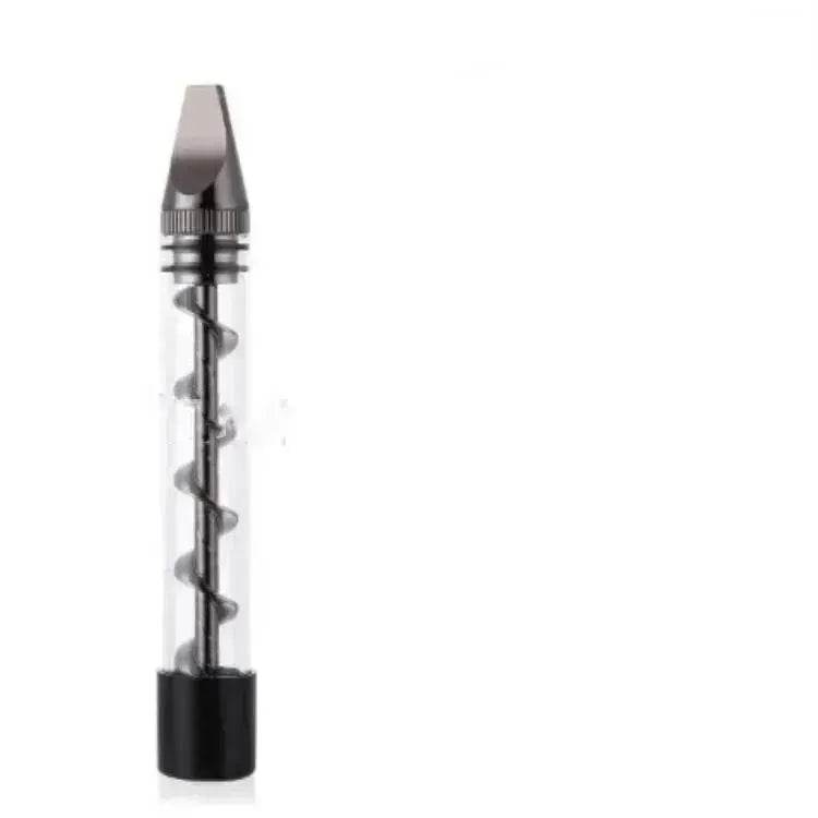 Creative And Simple Dry-burning Atomizer Spiral Pipe Glass Blunt - Velora