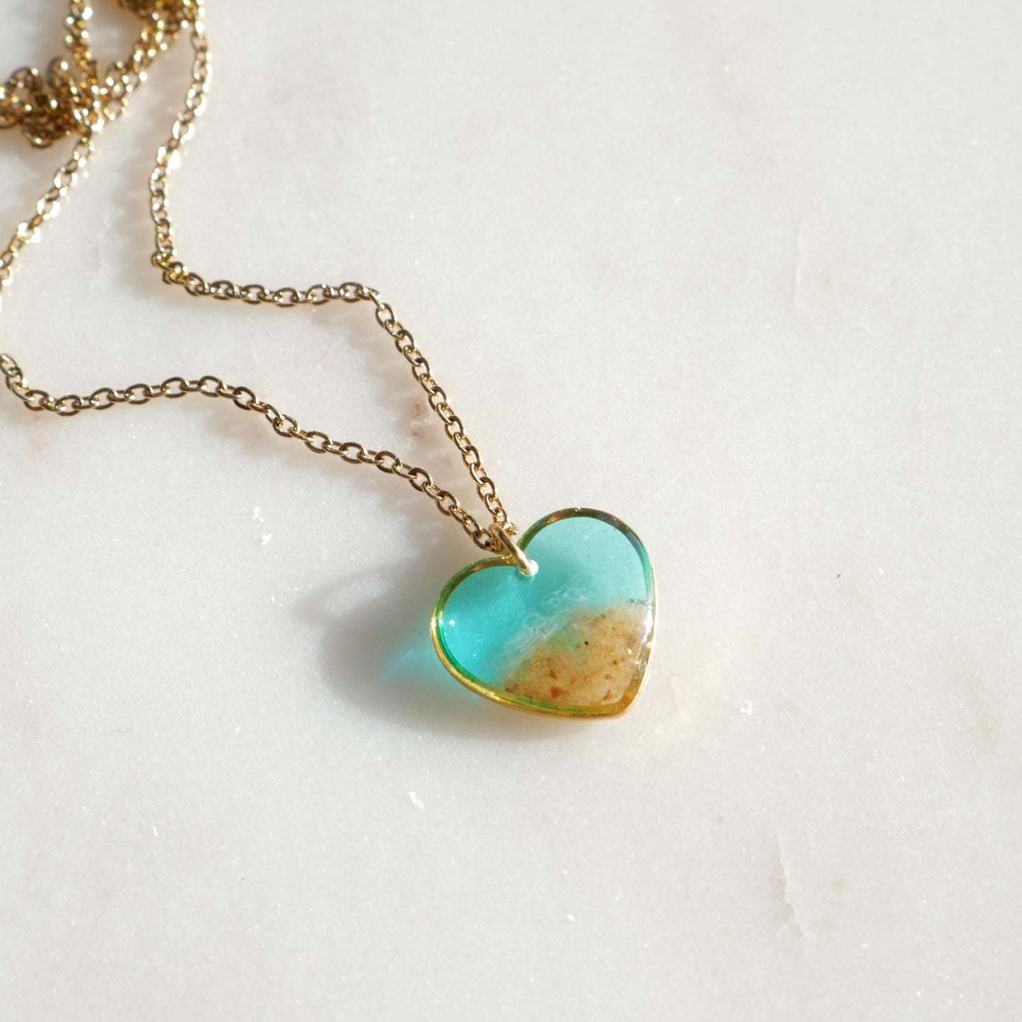 Collier Tulum - coeur (moyen) - Velora