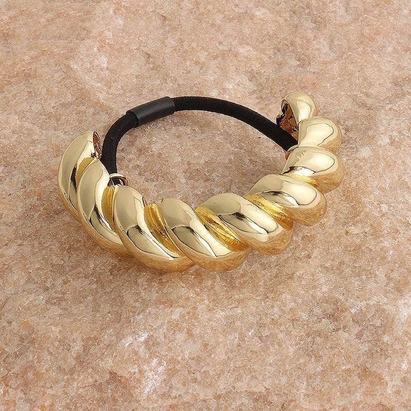 Minimally Sophisticated Metal Semi-circular Headband With A Sense Of Sophistication - Velora