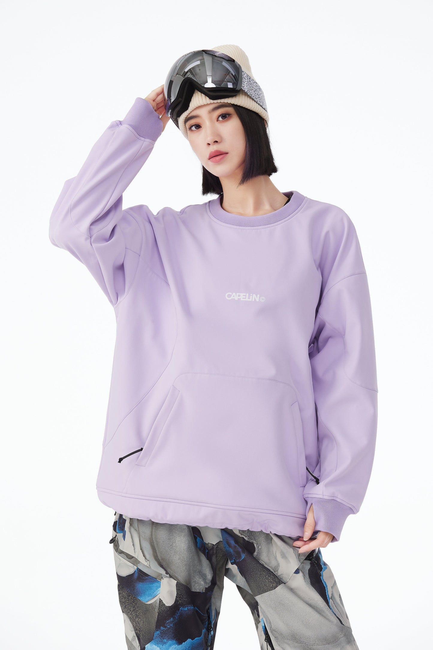 Flow Unisex Snow Hoodie - Velora