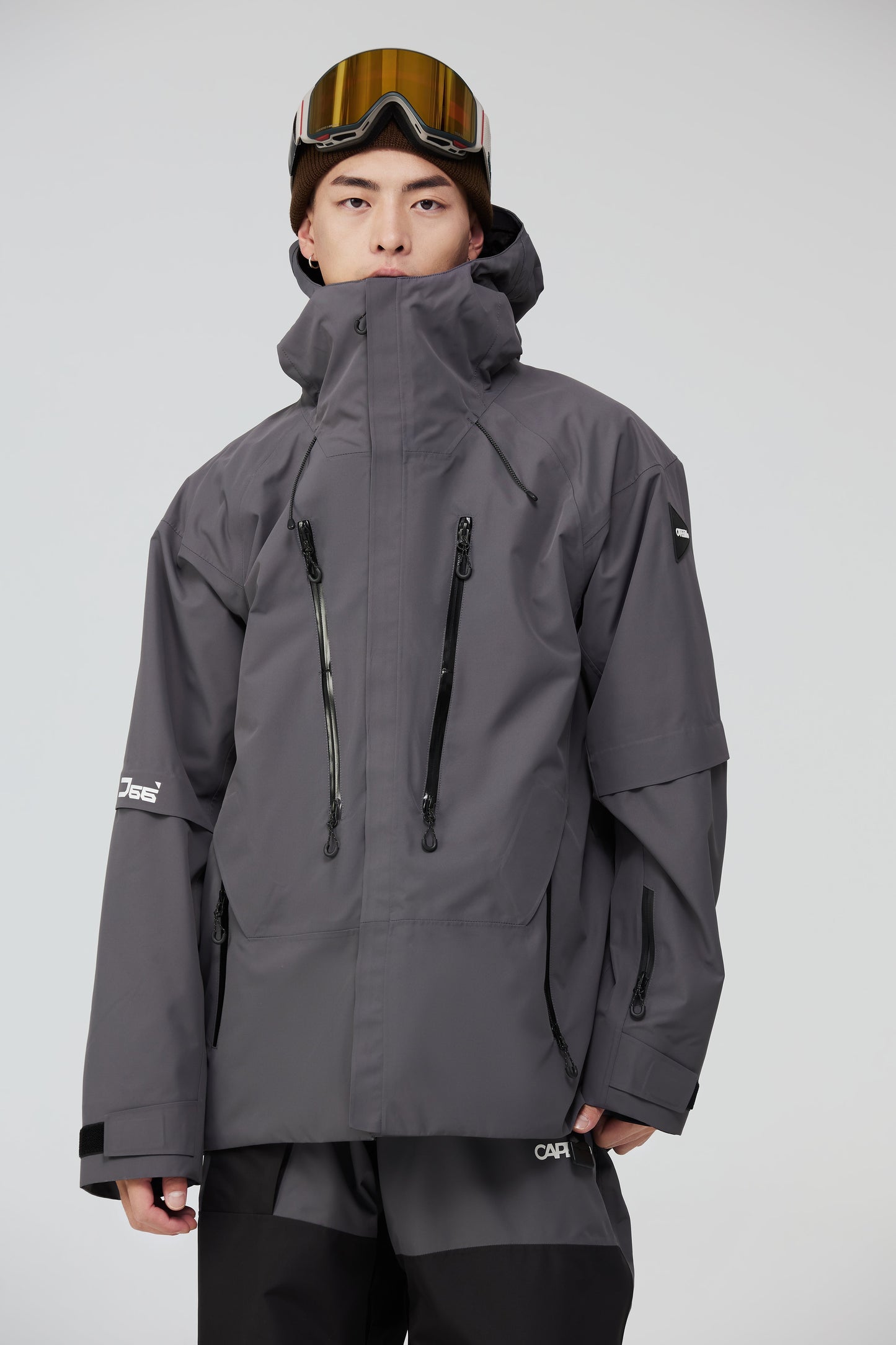 Brick Unisex Snowboard Jacket - Velora