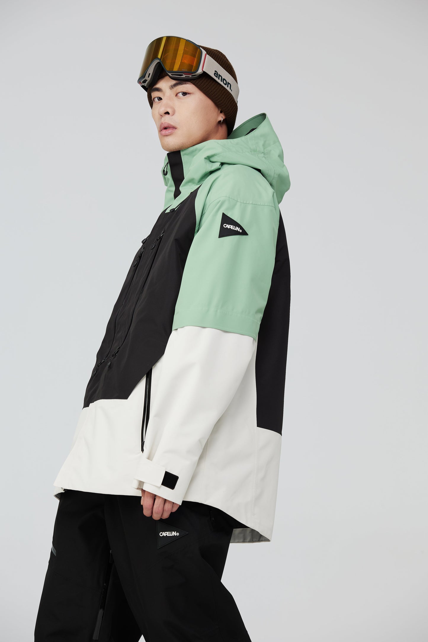 Brick Unisex Snowboard Jacket - Velora