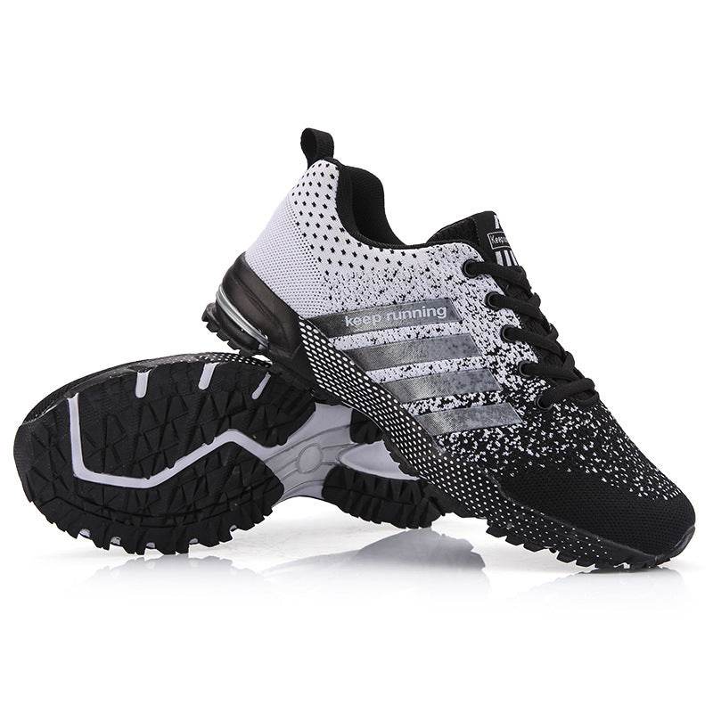 Casual Breathable Fly Woven Mesh Sneakers - Velora