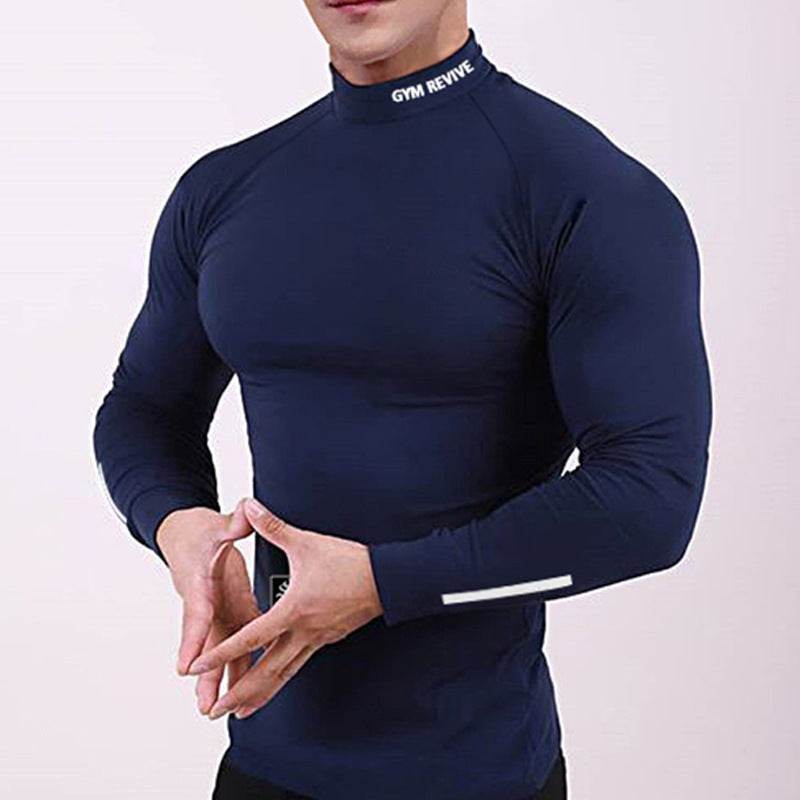 Muscle fit Long sleeve Gym shirt Sports Leisure Top for men - Velora