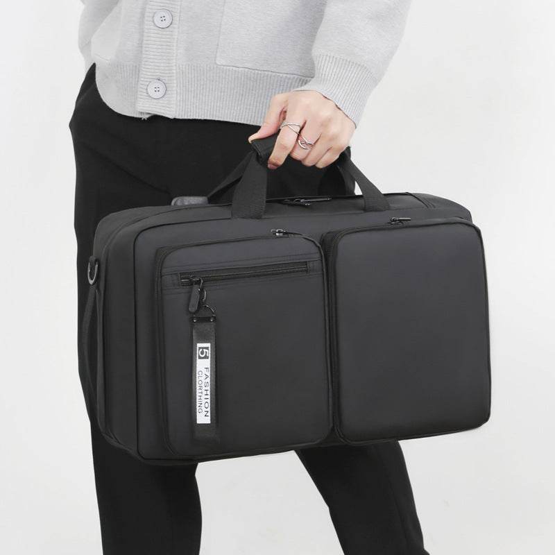 Multifunctional Backpack Large Capacity Business Laptop Bag Leisure Travel Commuter Schoolbag Portable Shoulder Bag - Velora