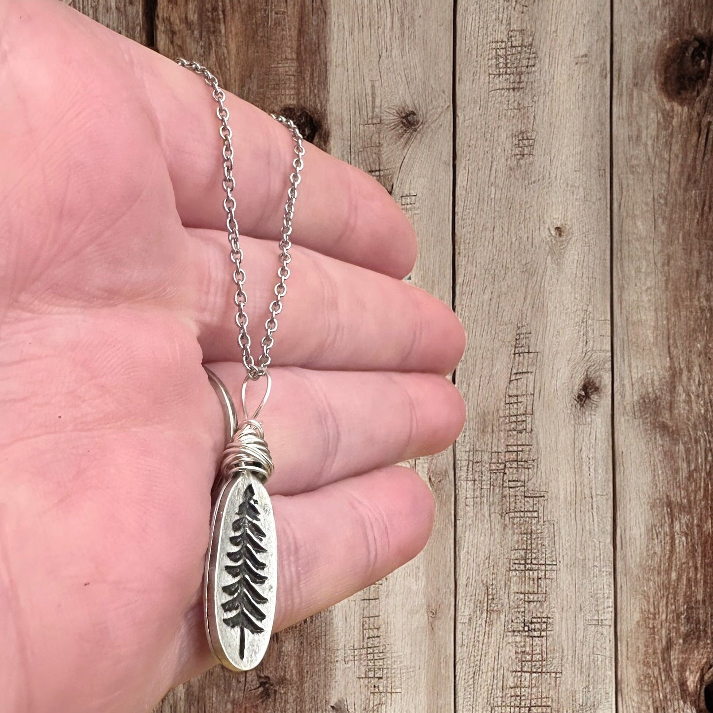 Wire Wrapped Tree Necklace - Velora