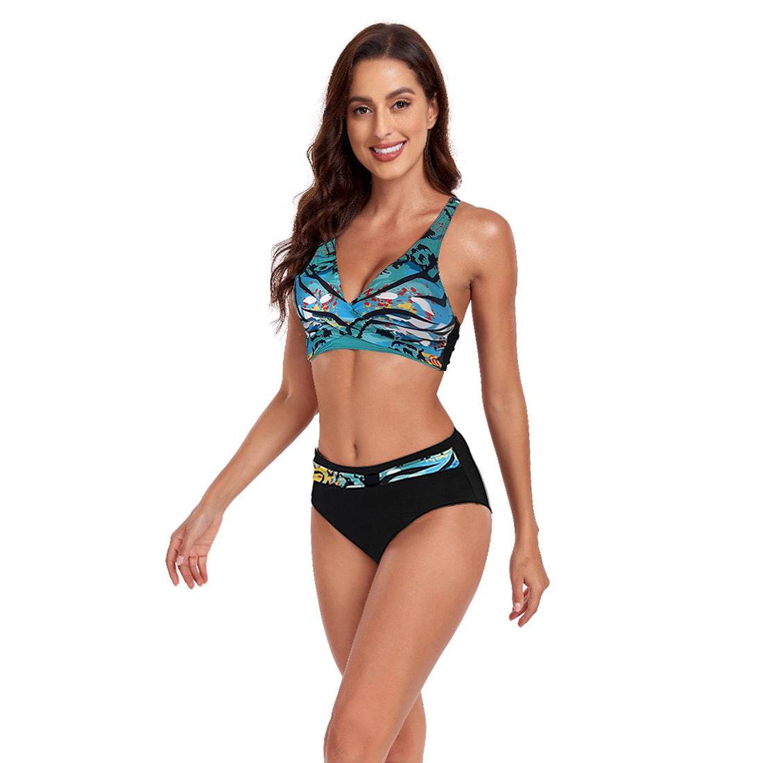 New Beach Split Swimsuit Summer Lady Sexy Halter Bikini - Velora