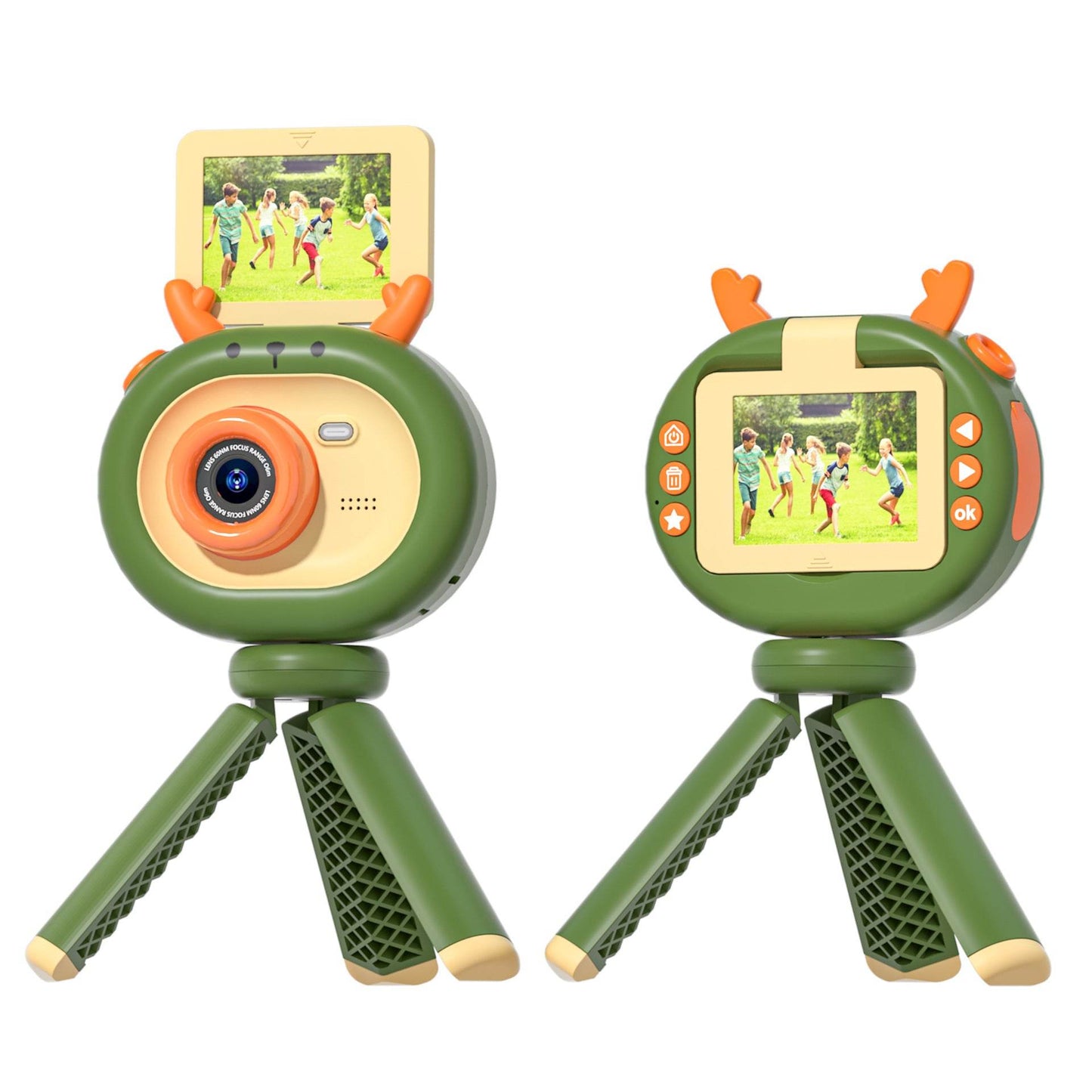 180-degree Flip-screen Children's HD Digital Camera - Velora