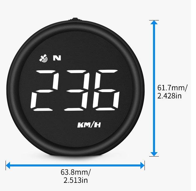 Universal GPS Gauge Head Up Display System Auto Speedometer Digital Over Speed Gauge for Cars Trucks Motorcycles HUD G1 - Velora