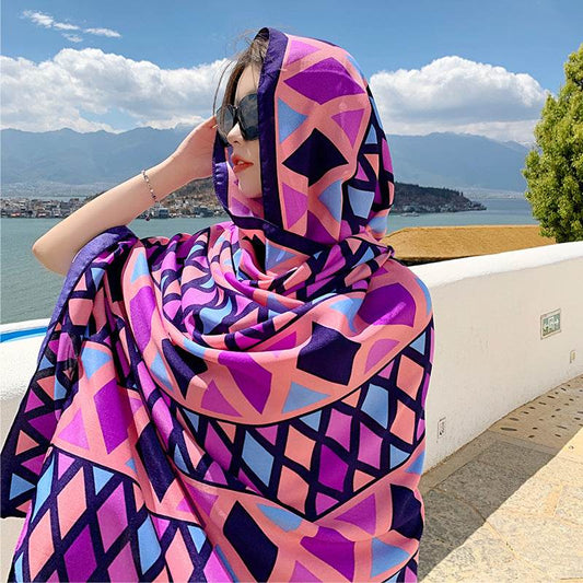 Sanya Seaside Holiday Shawl Scarf Scarf Women's Summer Travel - Velora