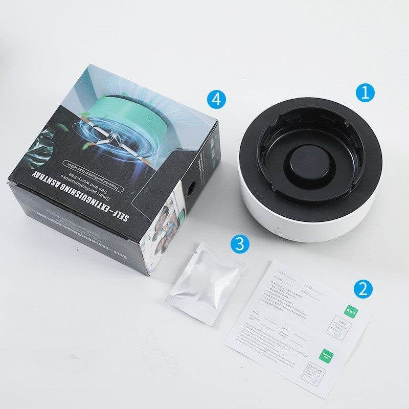 Smoke Removal Air Purification Ashtray Anion Purification Practical Automatic Purifier Ashtray Portable Gadgets For Car Ashtray - Velora