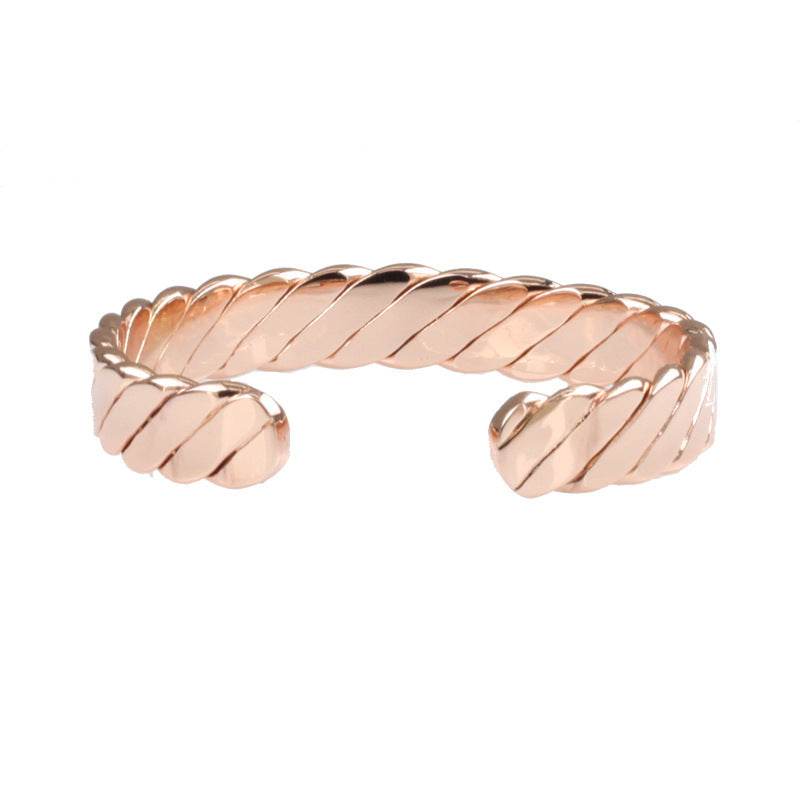 Rose Gold Copper Bracelet Large S Magnetic - Velora