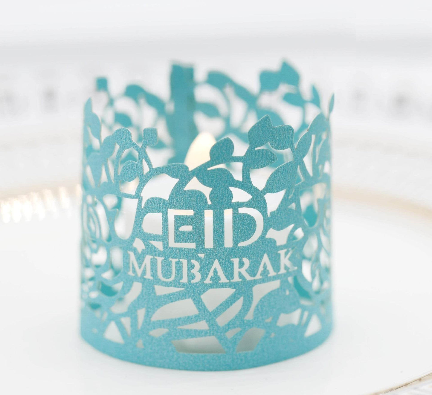 MOQ200 Ramadan Electronic Candle Lampshade Laser Cutout - Velora