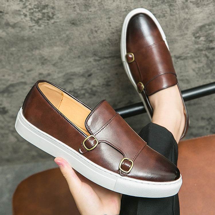 Fashion Loafers Men's Business Casual Slip-on Flats Shoes - Velora