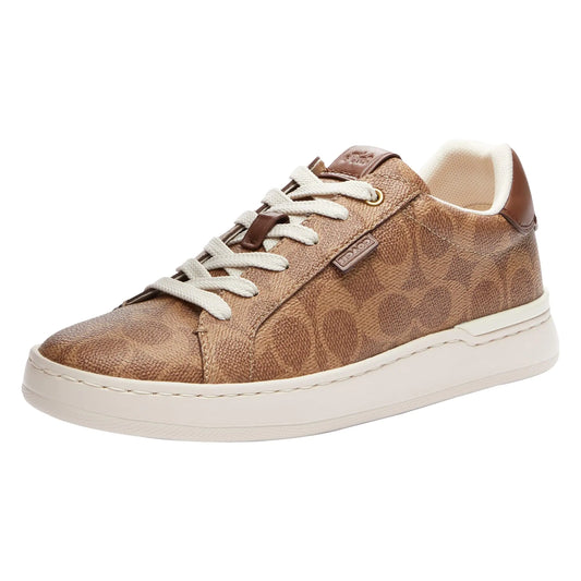 COACH Womens Non Tech Athletic Lowline Luxe Low Top Sneaker Color Tan Size 5