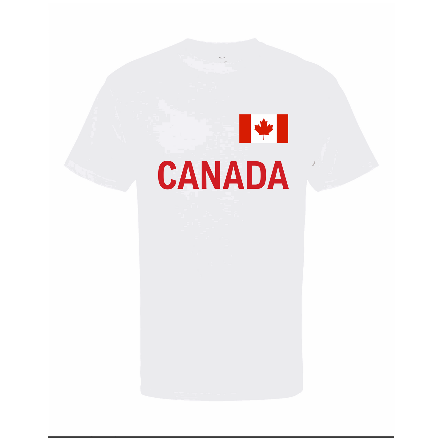 Canada World Football Fan Tee – White - Velora