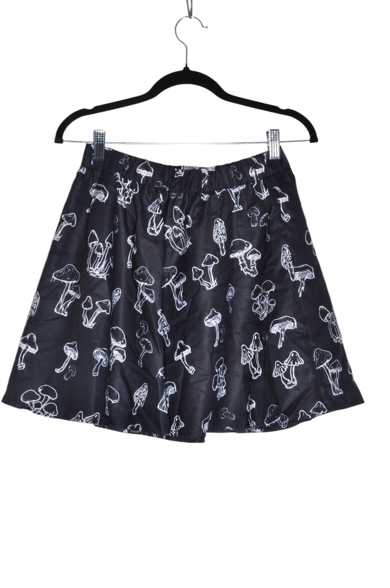 UNBRANDED Women A-Line Skirts Regular fit in Black - M - Velora