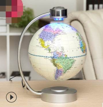 8 inch globe magnetic suspension office decoration company gift novelty creative birthday gift - Velora