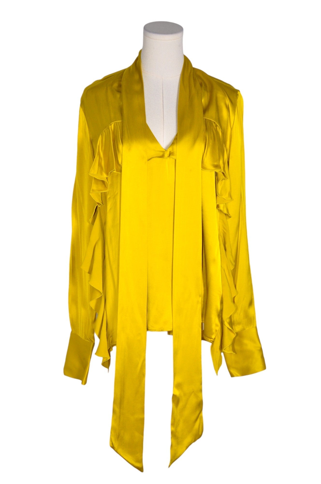 ZARA Women Blouses Regular fit in Yellow - M - Velora
