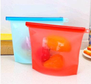 Reusable Silicone food storage bag vacuum sealed bag - Velora