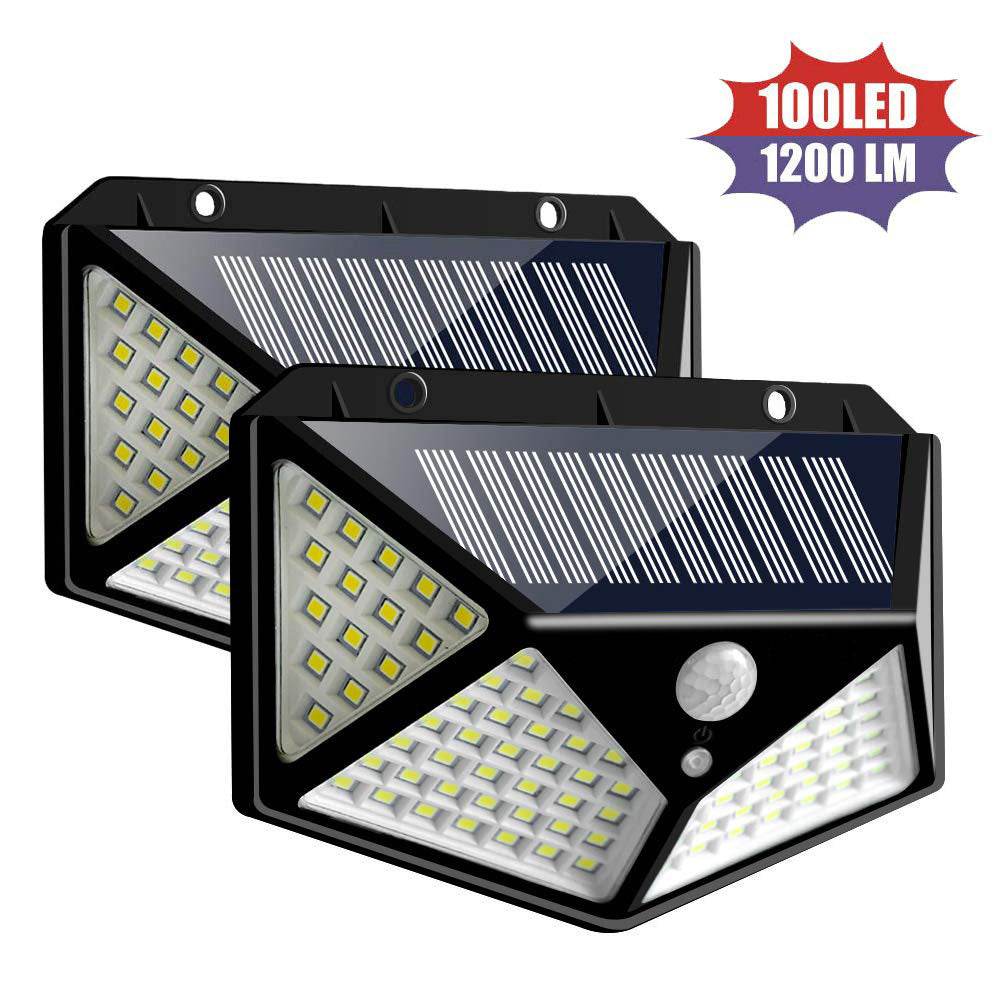 100LED solar wall LED light Outdoor, Corridor, Garden, Courtyard Lightning - Velora
