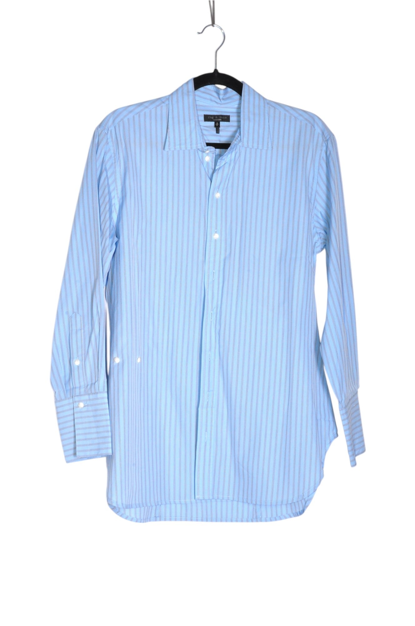 RAG & BONE Women Button Down Tops Regular fit in Blue - S - Velora