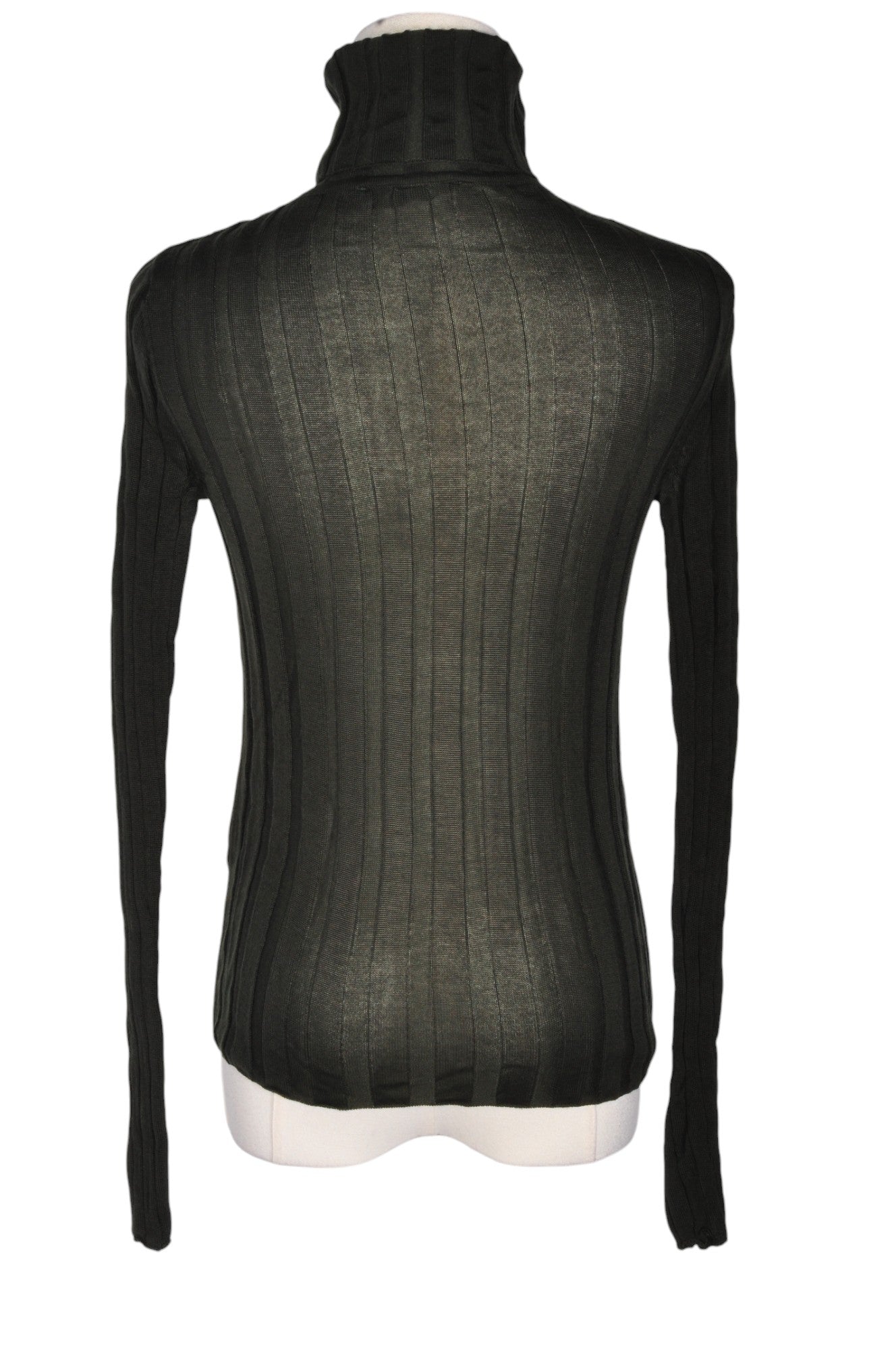 ZARA Women Turtleneck Tops Regular fit in Green - M - Velora