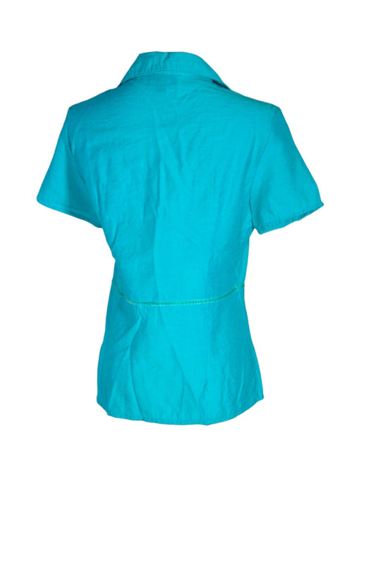 UNBRANDED Women Button Down Tops Regular fit in Green - XXL - Velora