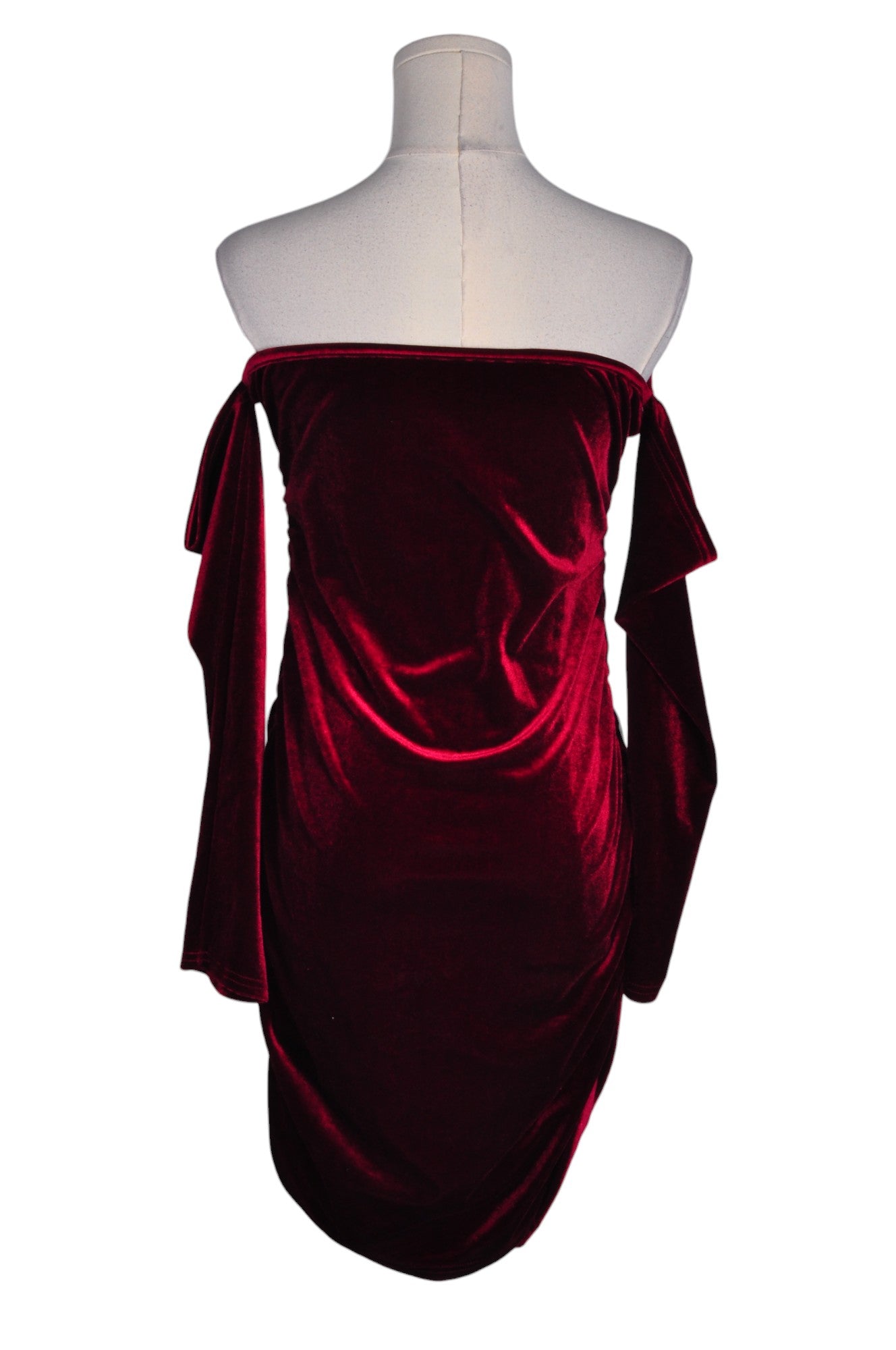 ROMWE Women Midi Dresses Regular fit in Red - L - Velora