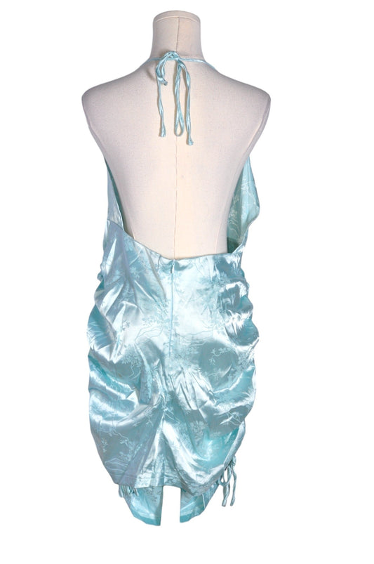 SHEIN Women High Low Dresses Regular fit in Blue - L - Velora