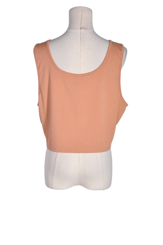 SHEIN Women Crop Tops Regular fit in Beige - 3XL - Velora