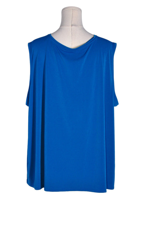 UNBRANDED Women Blouses Regular fit in Blue - 1X - Velora