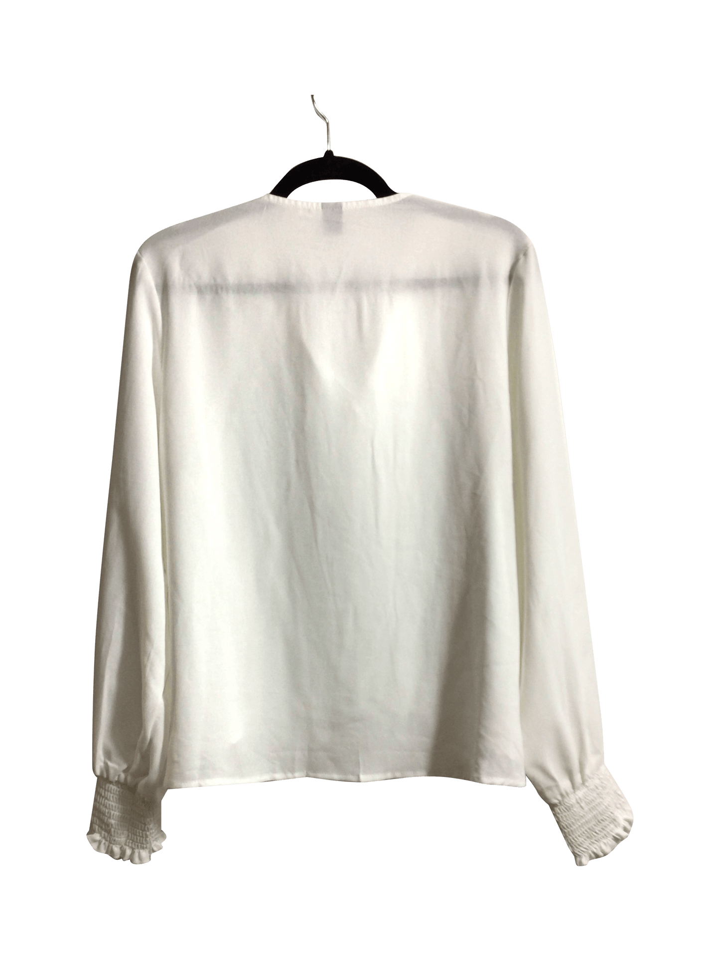 SHEIN Women Button Down Tops Regular fit in White - L - Velora