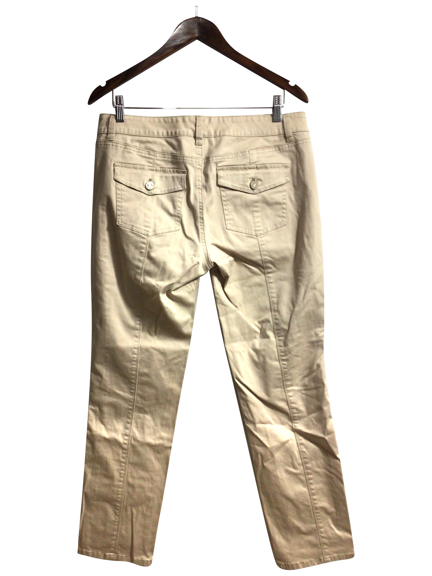 WHITE HOUSE BLACK MARKET Women Work Pants Regular fit in Beige - 10 Koop