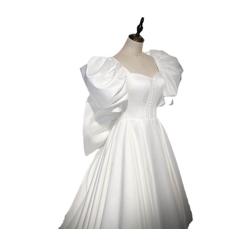 White Evening Dress Women's Banquet - Velora