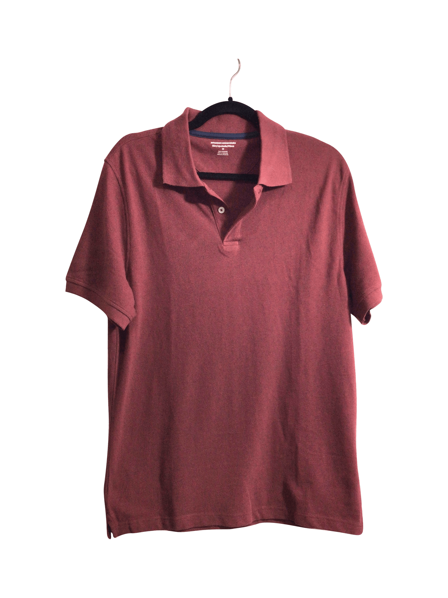 AMAZON ESSENTIALS Men T-Shirts Regular fit in Red - M - Velora