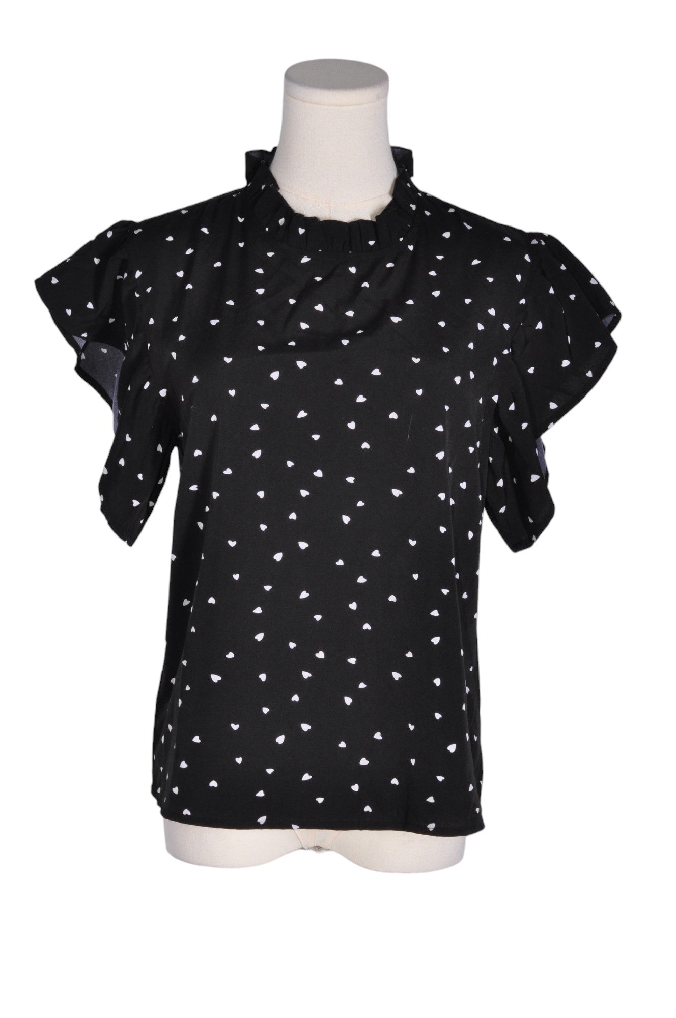 SHEIN Women Blouses Regular fit in Black - S - Velora