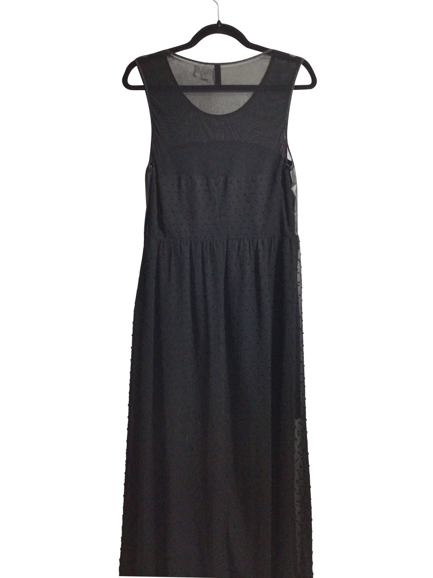 H&M Women Maxi Dresses Regular fit in Black - 10 - Velora